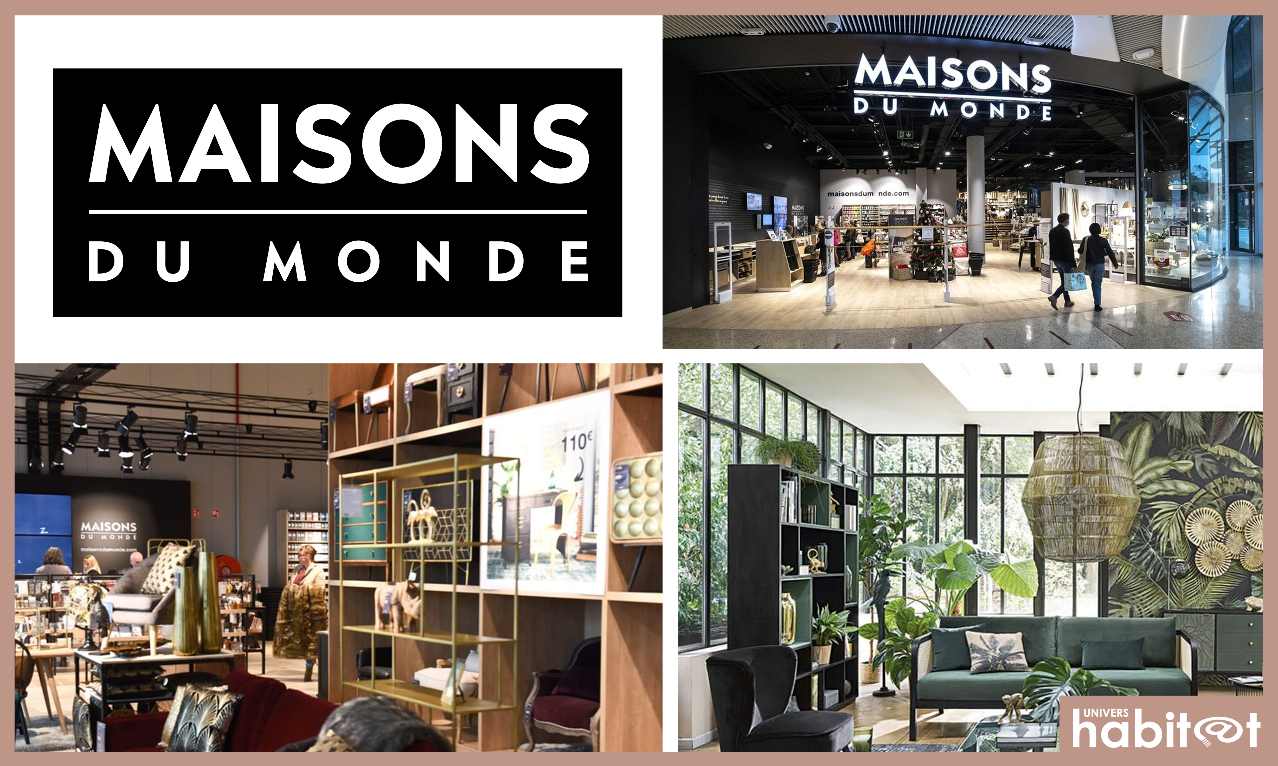 40 à 50 magasins Maisons du Monde fermés ou transférés d’ici 3 ans, dans le cadre de son  plan de transformation Inspire everyday