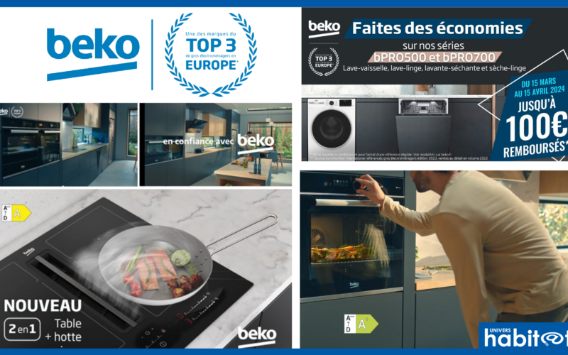 Beko lance sa 4e campagne télévisée sur l’encastrable