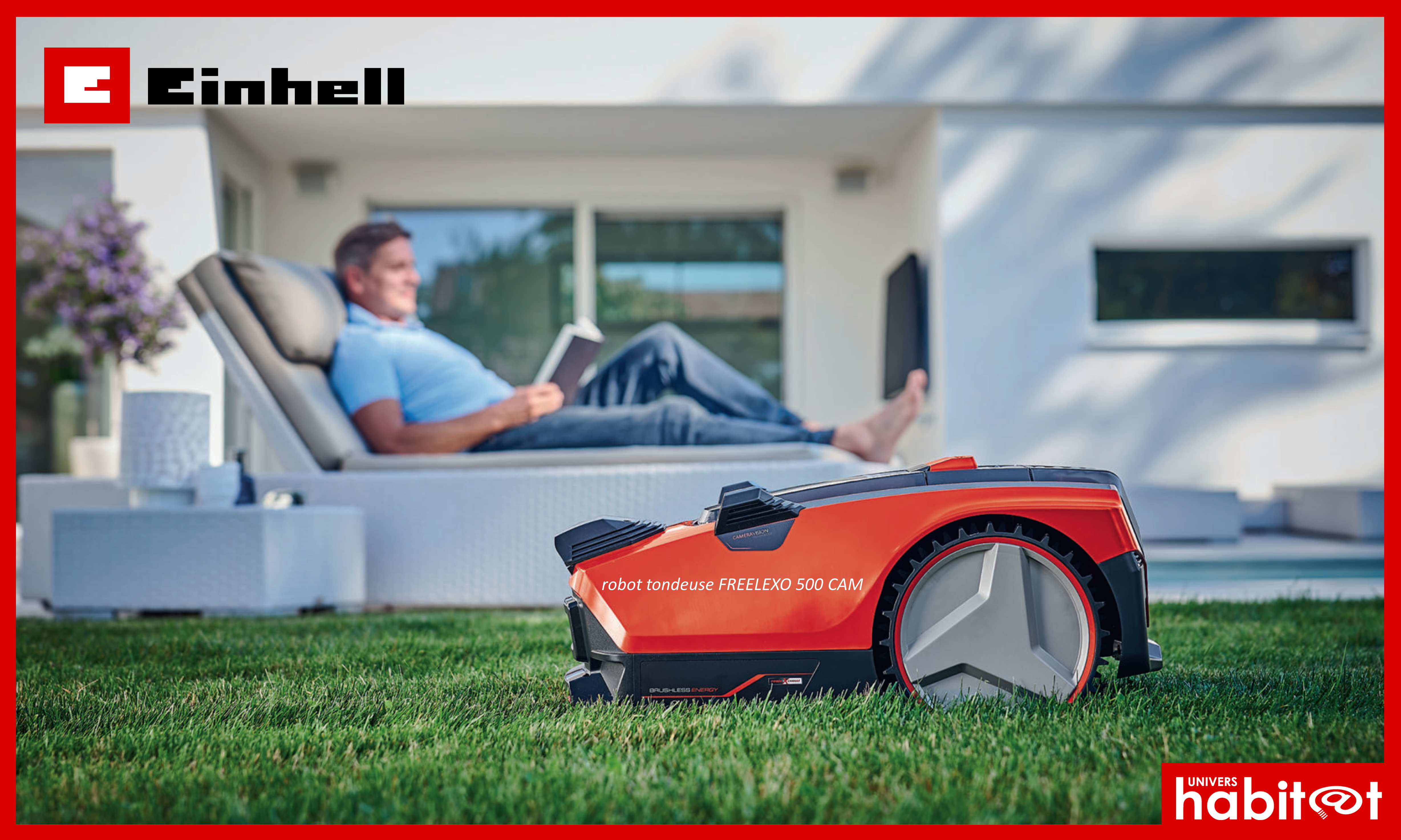 <span class="badge-pertinence">✔ Pertinent</span> <span class="search-highlight">Einhell</span> dévoile son premier robot tondeuse autonome
