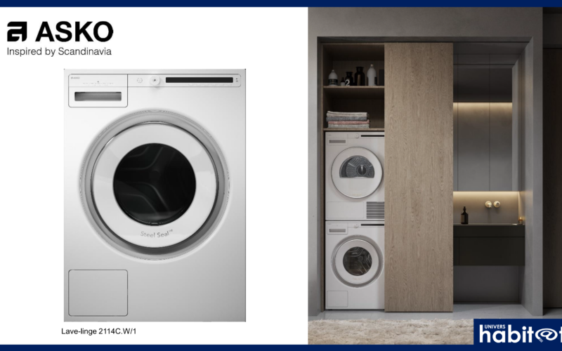 Asko lance un nouveau lave-linge compact, pratique, efficace et durable