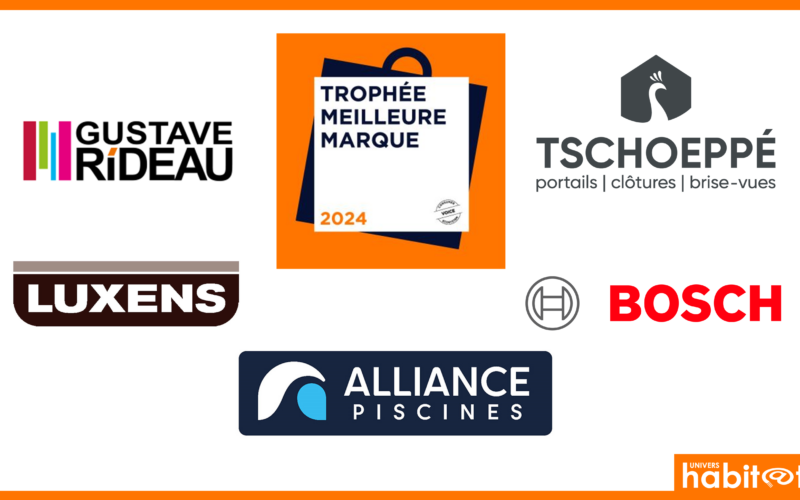 Bosch, Luxens, Alliance Piscines, Gustave Rideau et Tschoeppe distinguées par le « Trophée Meilleure Marque 2024 »