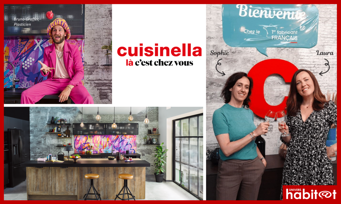 Laura Messinger nommée directrice de la marque Cuisinella… qui lance une crédence pop