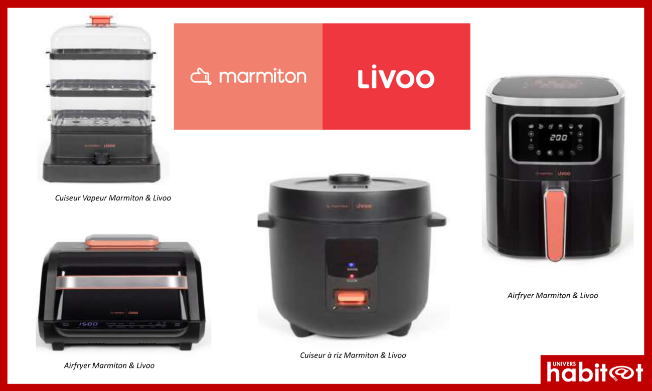Livoo et Marmiton lancent ensemble une gamme de petit électroménager dans l’air du temps