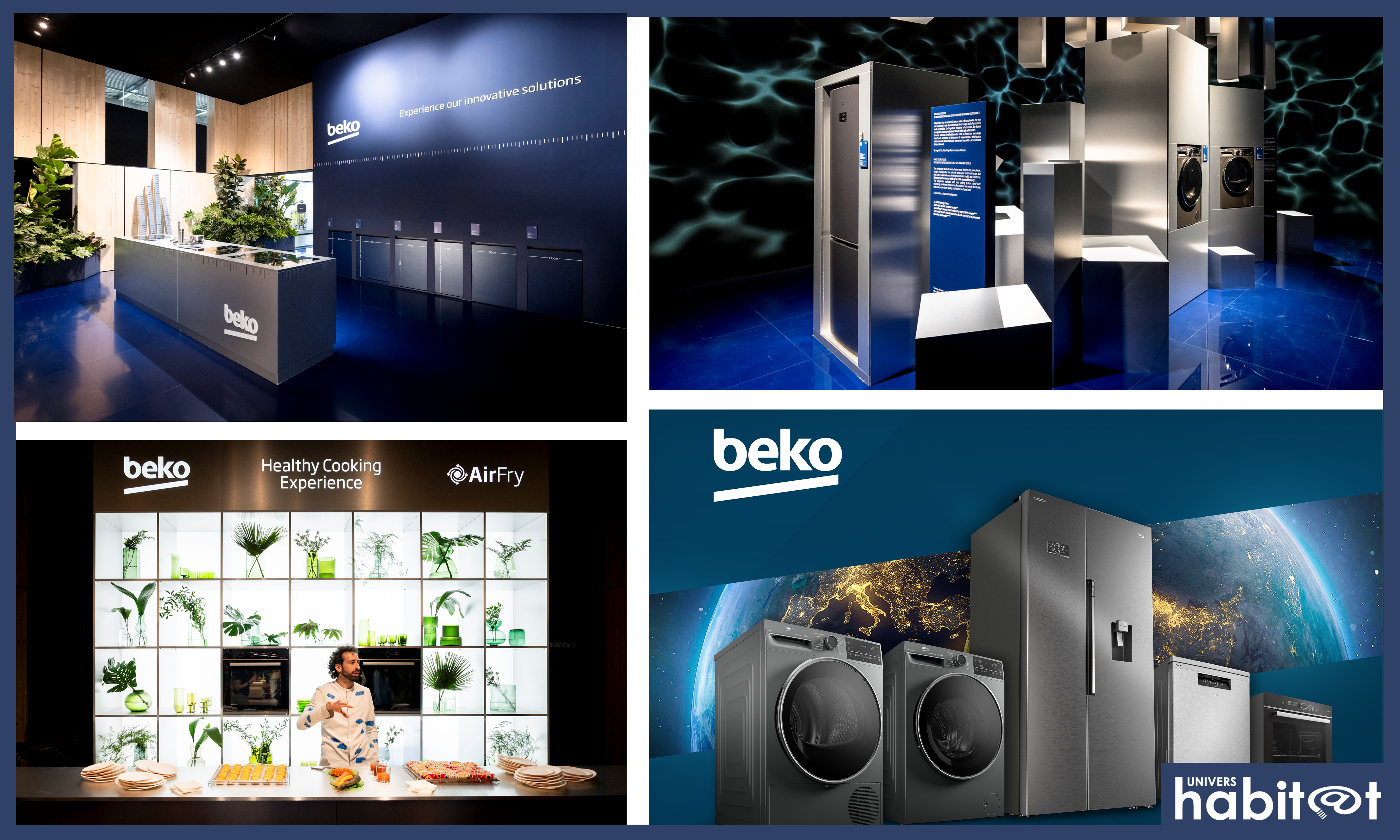 Beko a dévoilé ses dernières innovations et ses avancées en efficacité énergétique sur Eurocucina