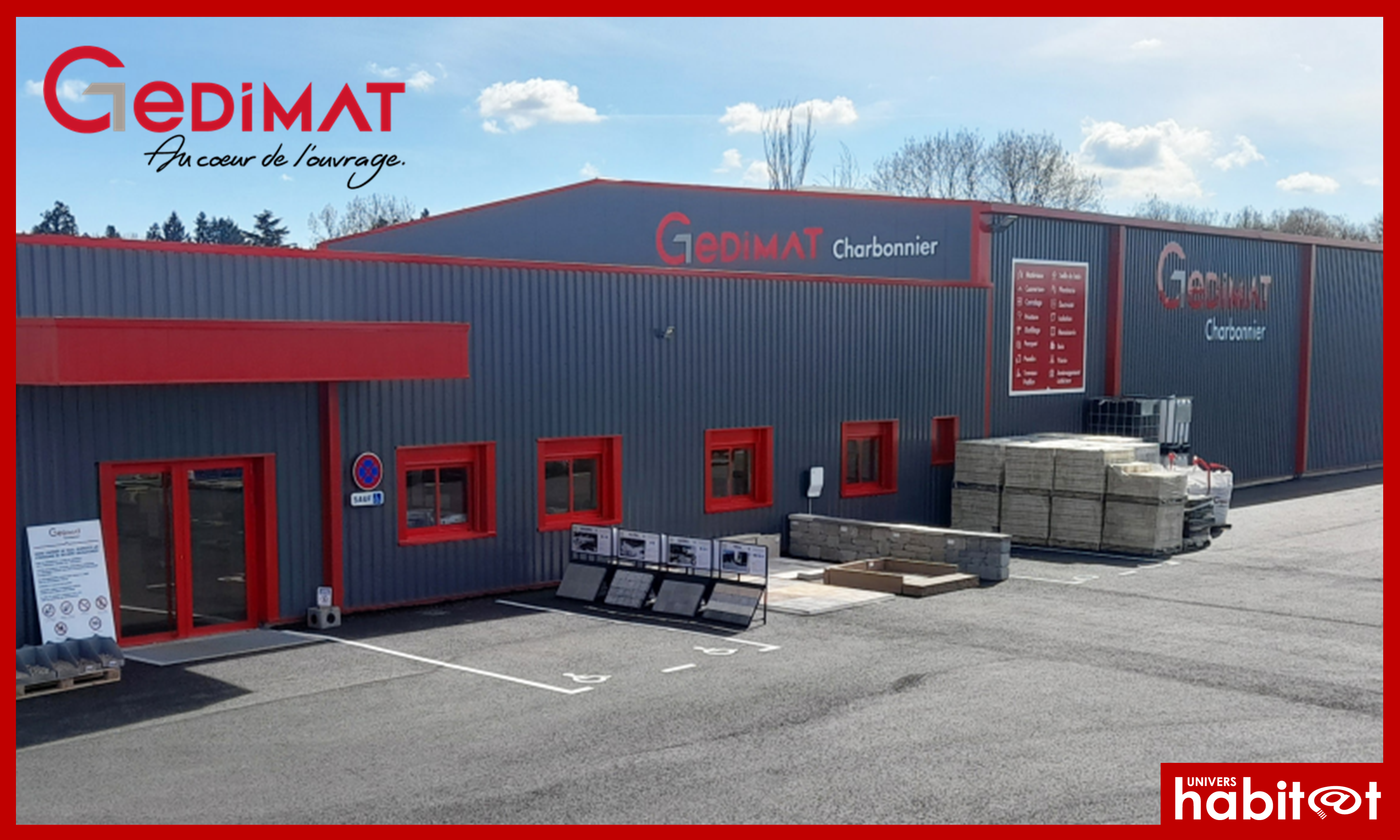 Charbonnier/GCCO ouvre son 8ème point de vente Gedimat à Génelard