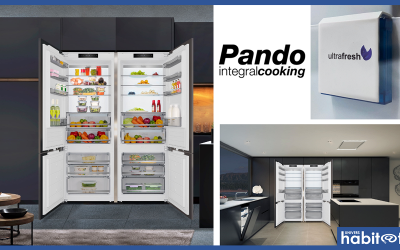 Pando dévoile son nouveau réfrigérateur à panneau intégré