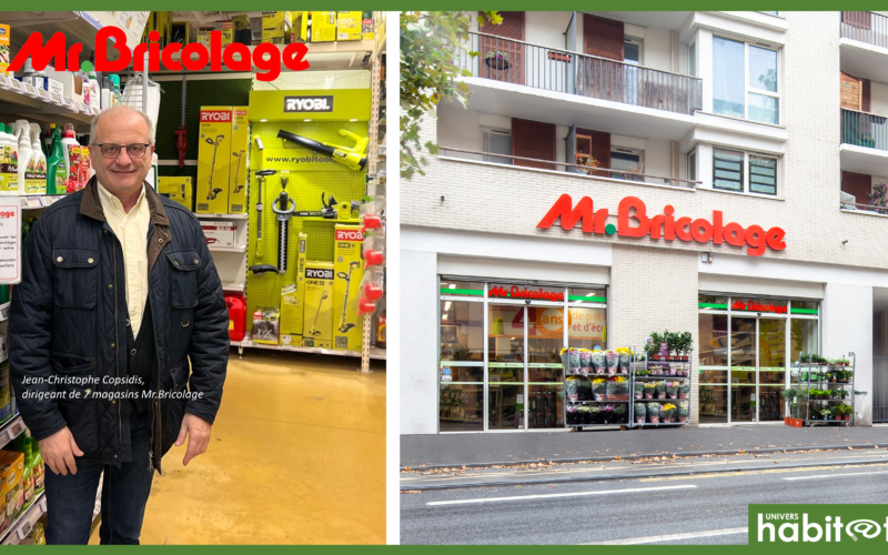 Interview de Jean-Christophe Copsidis, franchisé Mr.Bricolage : « Mon âme d’entrepreneur me permet de rester toujours positif ! Le marché du bricolage est très résilient »