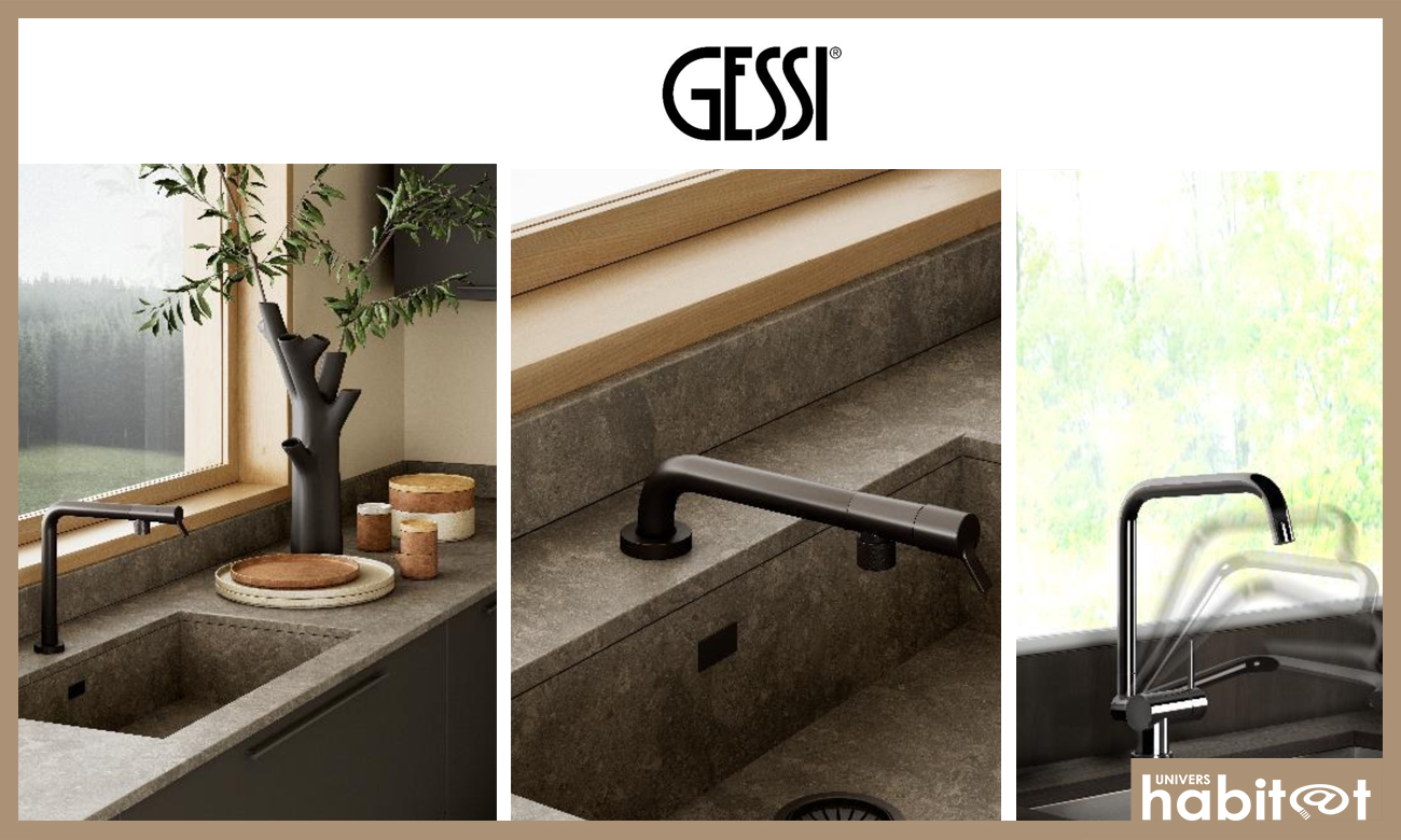 Mitigeurs : avec SU&GIU, Gessi fait disparaître le robinet dans l’évier