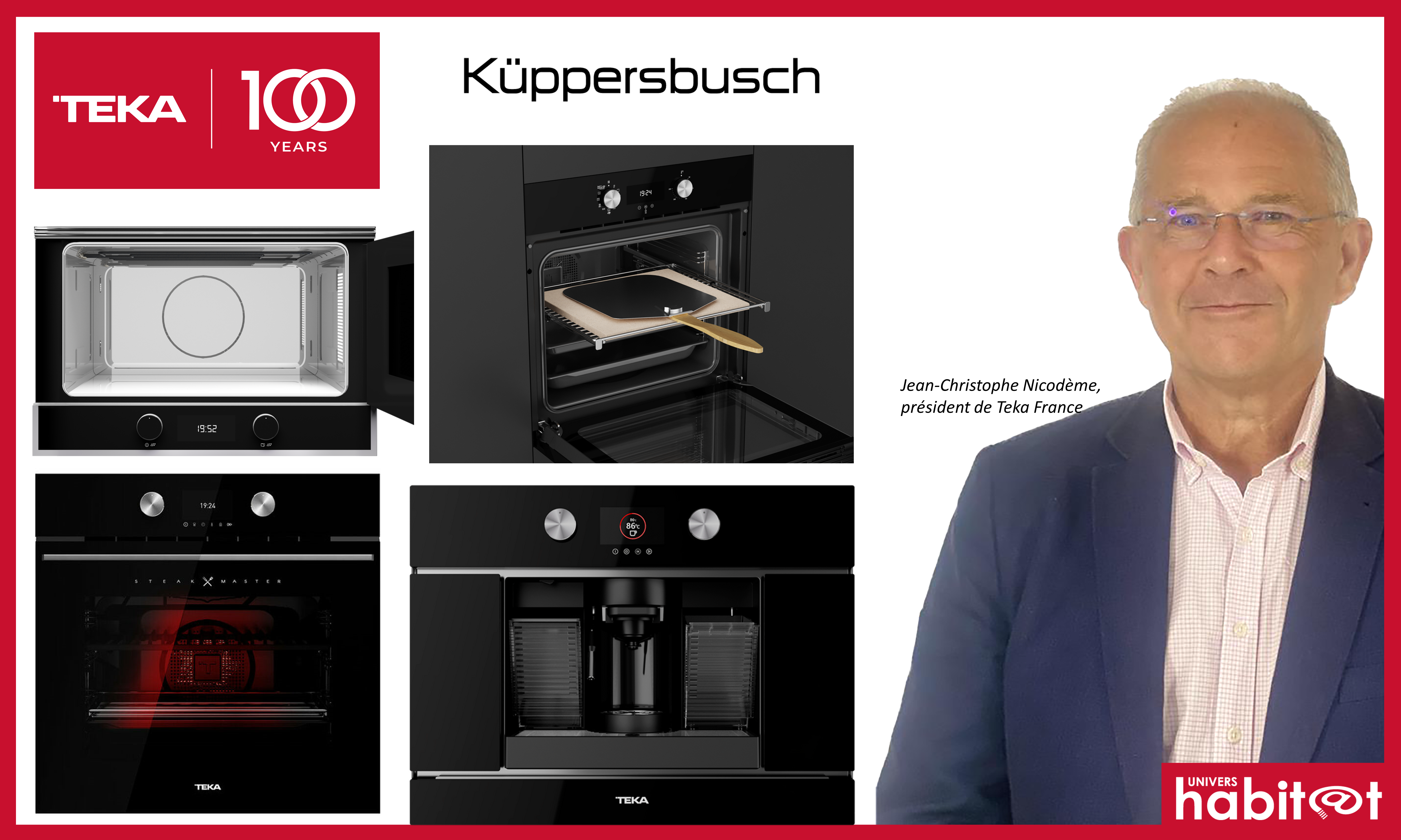 Teka/Küppersbusch met en avant des produits électroménagers design, fonctionnels et exclusifs
