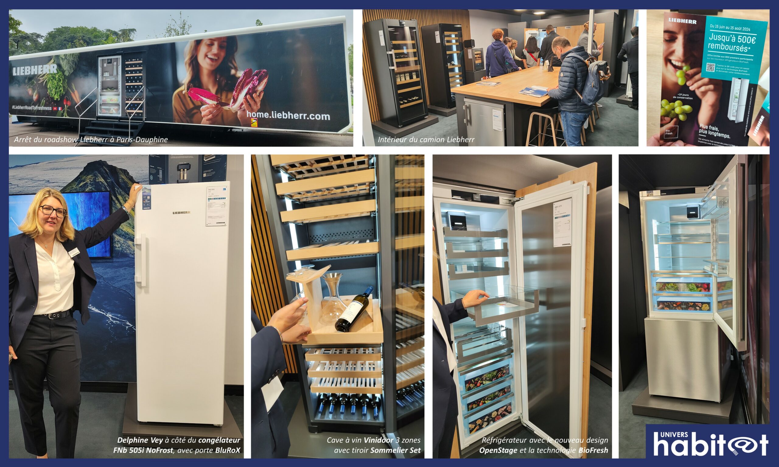 Performances, design et innovations à l’honneur dans le « showroom mobile » de Liebherr