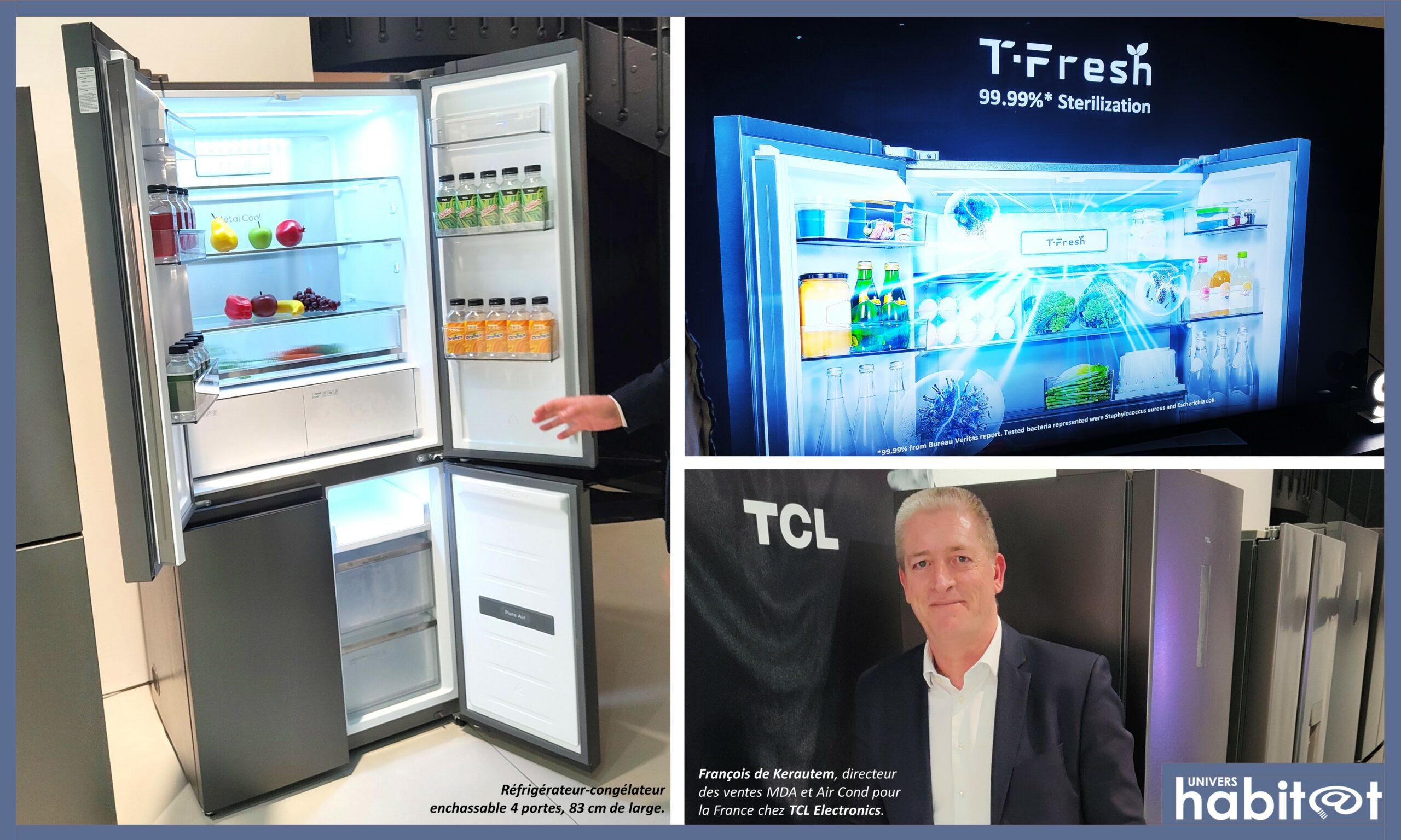 TCL déploie un combiné qui s’intègre partout, avec zone convertible et nouveau traitement antibactérien