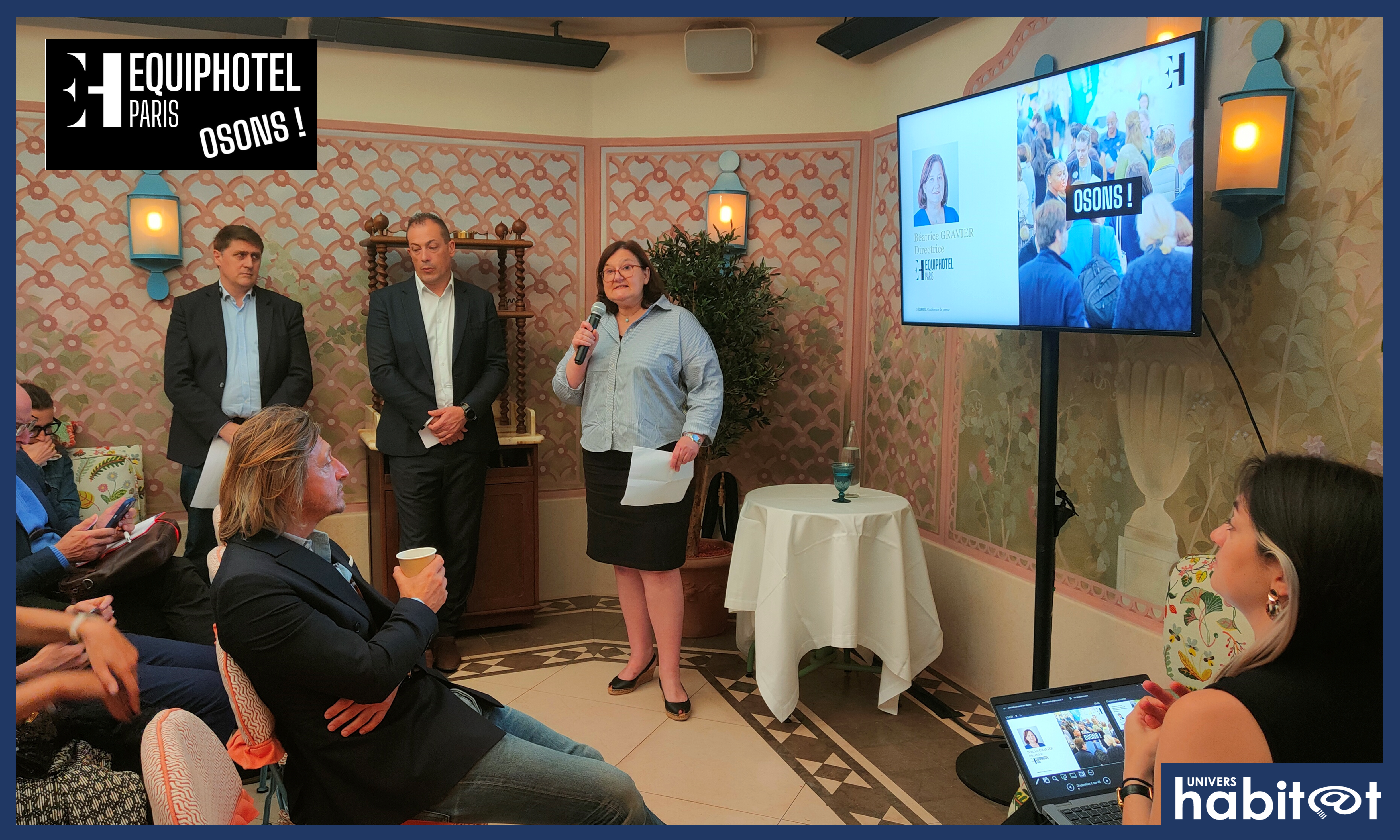 Le mobilier omniprésent sur le salon Equiphotel qui mise cette année sur l’audace