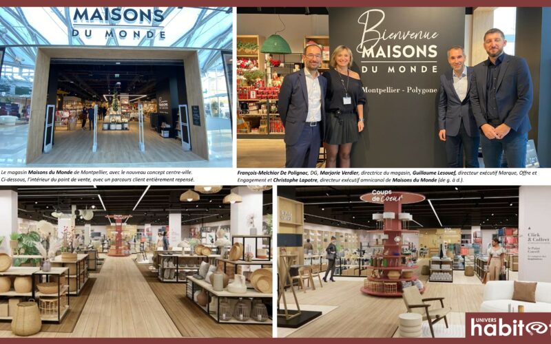 Maisons du Monde a inauguré son nouveau concept de magasin de centre-ville à Montpellier