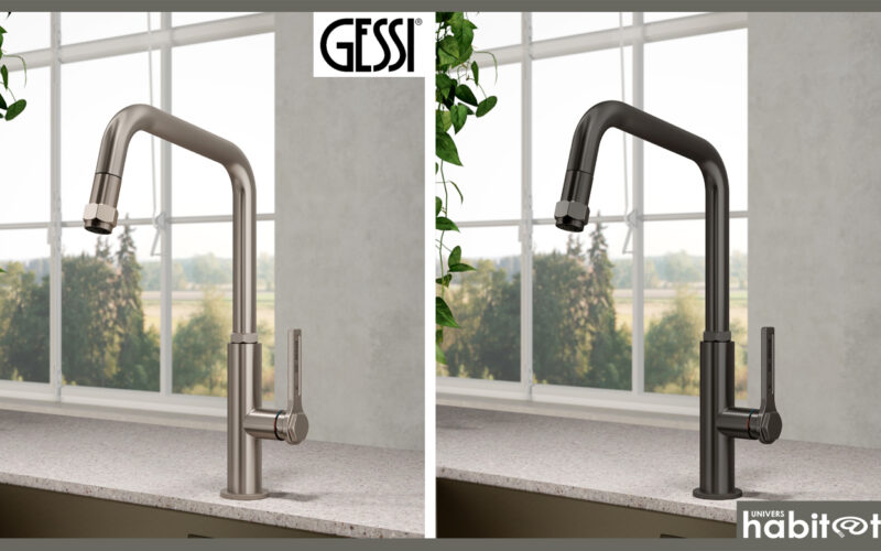 Gessi Officine : quand le design industriel rencontre les mitigeurs de cuisine