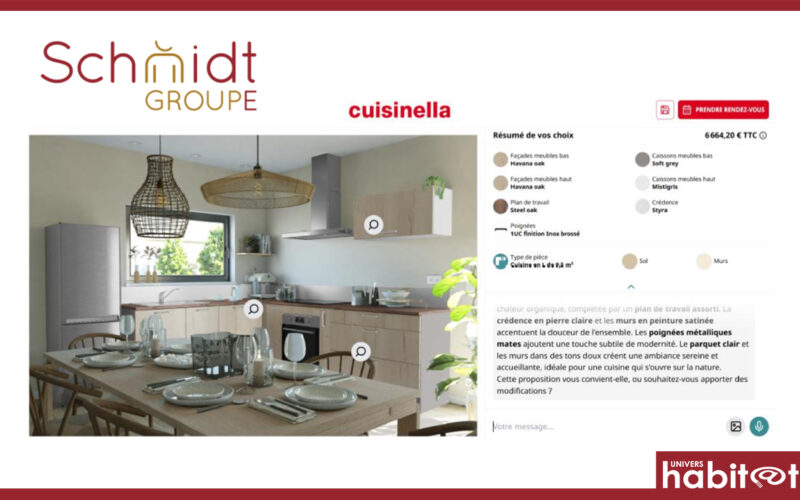 Cuisinella présente son nouvel assistant basé sur l’intelligence artificielle