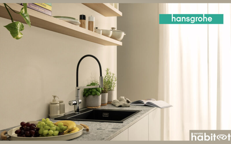 Hansgrohe présente son mitigeur polyvalent, design et éco-responsable