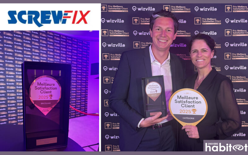 Screwfix, lauréate du prix de la meilleure satisfaction client par Wizville