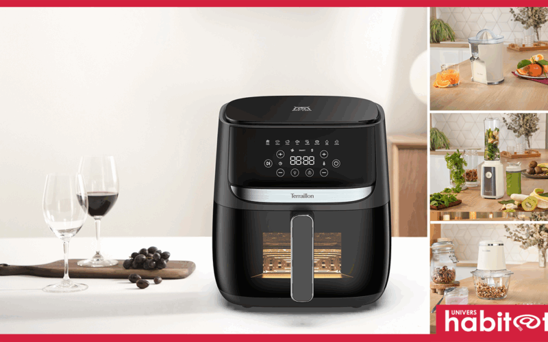 Terraillon lance 4 nouveaux électroménagers, dont un air fryer 2 en 1