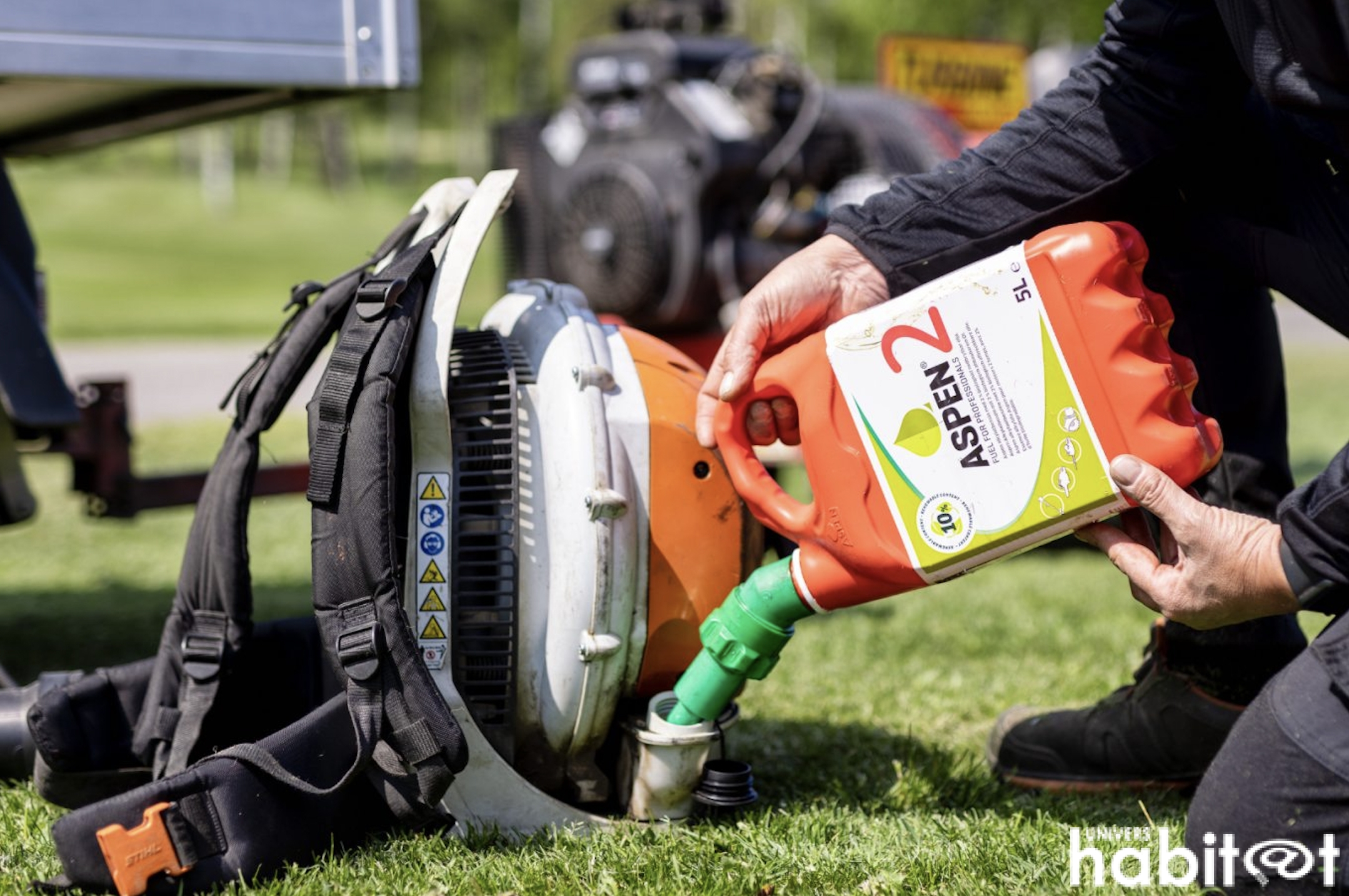 Aspen présente ses essences alkylates pour l’entretien du jardin