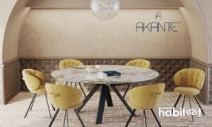 Akante présente 4 créations contemporaines en céramique
