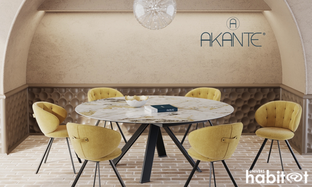 Akante présente 4 créations contemporaines en céramique