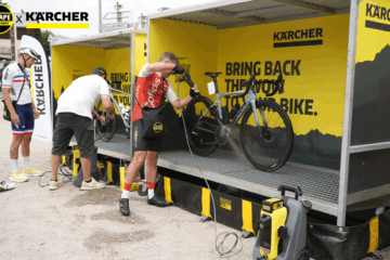 Kärcher renouvelle son partenariat avec l’Étape du Tour de France