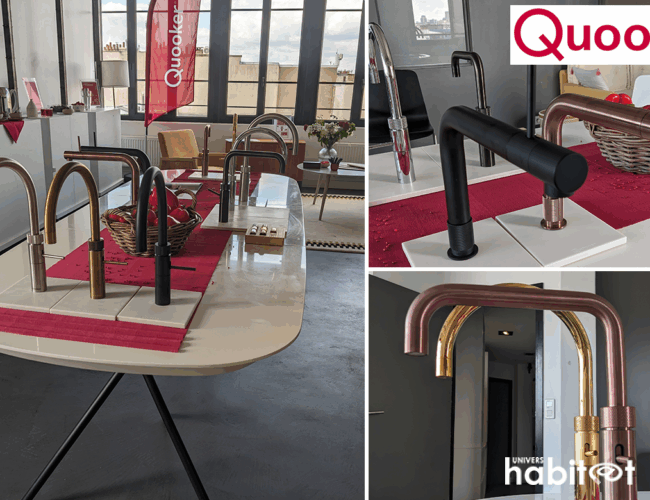 Le mitigeur à eau bouillante Quooker fait son arrivée en France