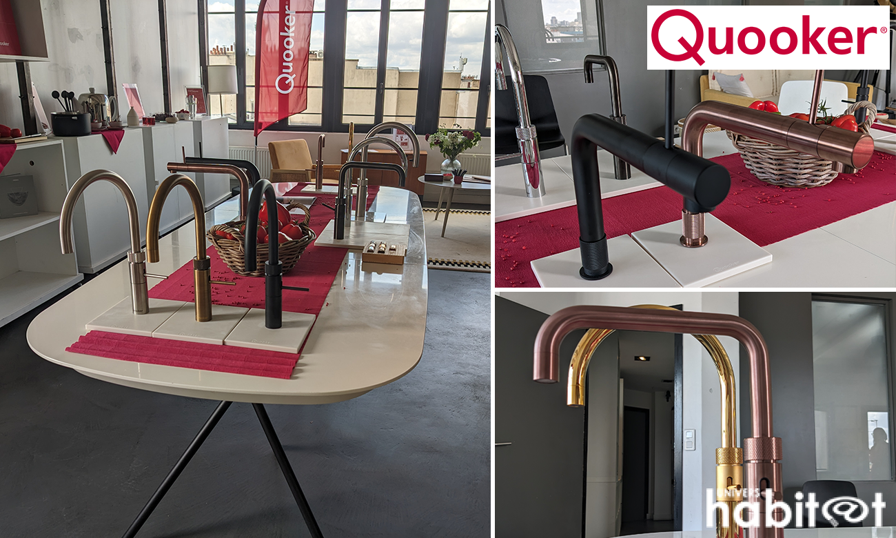 Le mitigeur à eau bouillante Quooker fait son arrivée en France