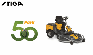 Stiga célèbre les 50 ans de sa tondeuse Park