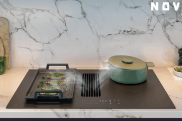 Novy lance la Easy 80 Matte Line, sa nouvelle plaque de cuisson avec hotte intégrée