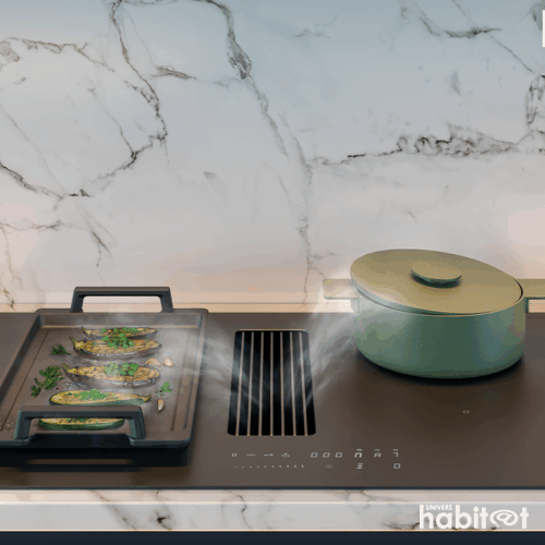 Novy lance la Easy 80 Matte Line, sa nouvelle plaque de cuisson avec hotte intégrée