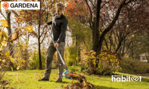 Pour l’automne, Gardena propose un râteau-pelle 3 en 1 et un sac à déchets verts