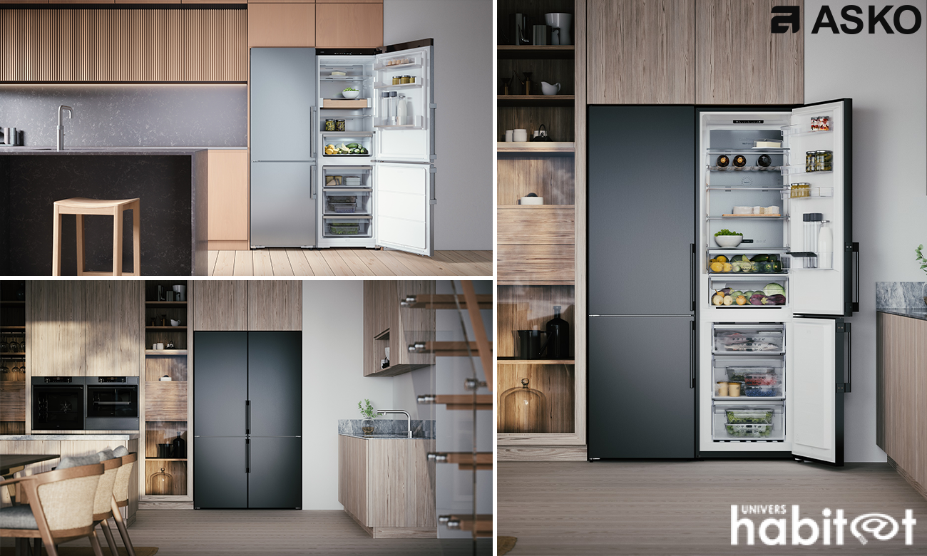 La collection side by side d’Asko rend ses réfrigérateurs et congélateurs modulables