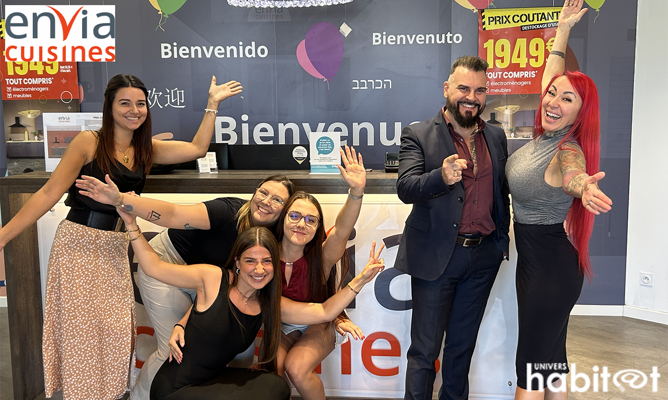 Le magasin Envia Cuisines de Fréjus a été repris par un couple d’entrepreneurs