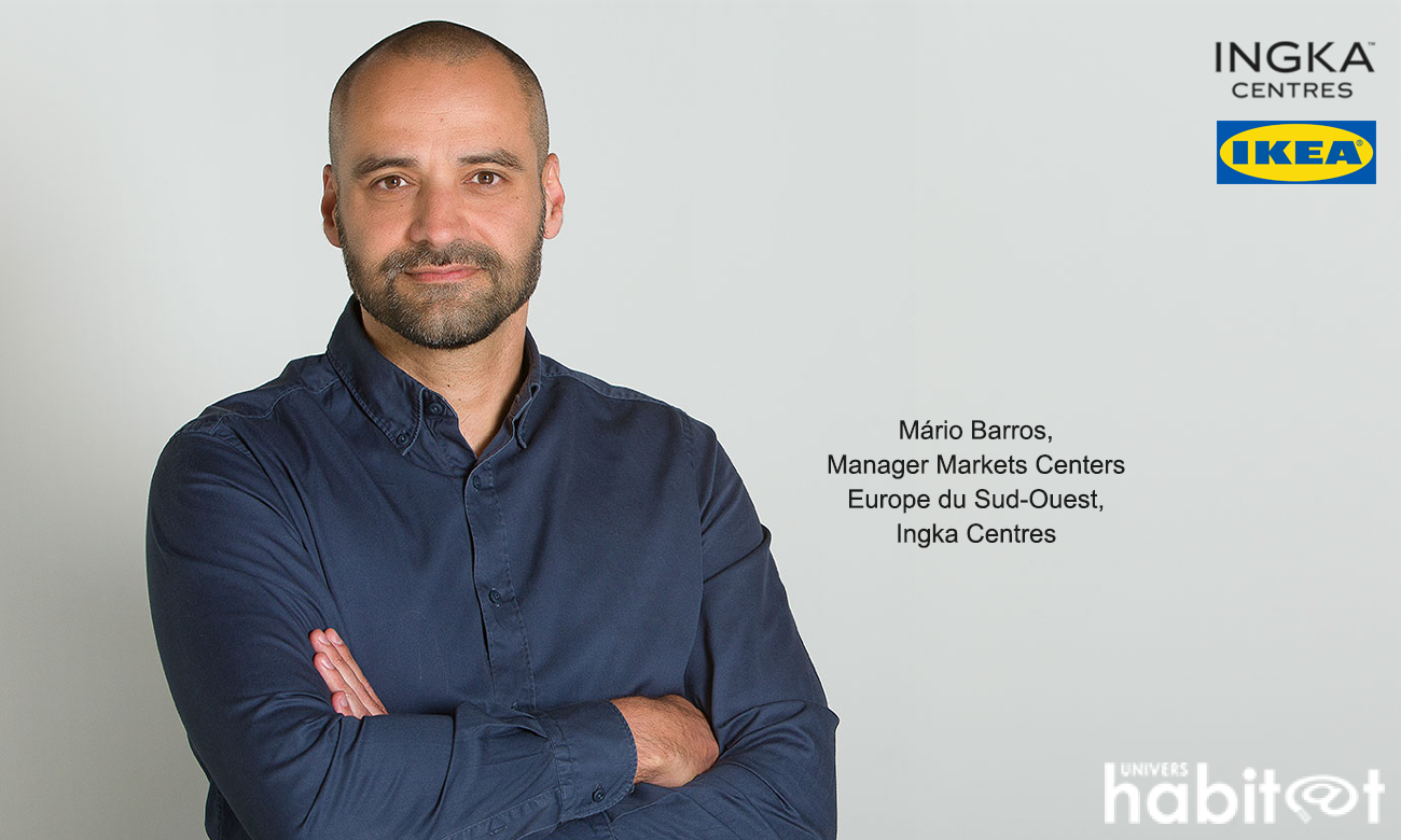 Mário Barros est nommé Manager Europe du Sud-Ouest d’Ingka Centres (Groupe Ikea)