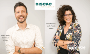 Yoann Lapeyre, chef Produits technique & Elodie Nazereau, cheffe Produits adjointe, Discac : « La nouvelle collection cuisine marque une rupture avec nos précédentes réalisations »