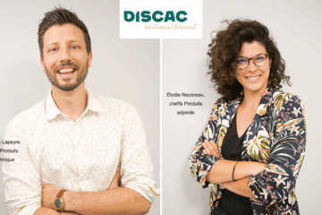 Yoann Lapeyre, chef Produits technique & Elodie Nazereau, cheffe Produits adjointe, Discac : « La nouvelle collection cuisine marque une rupture avec nos précédentes réalisations »