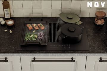 Easy Matte Line, la plaque de cuisson avec hotte intégrée signée Novy