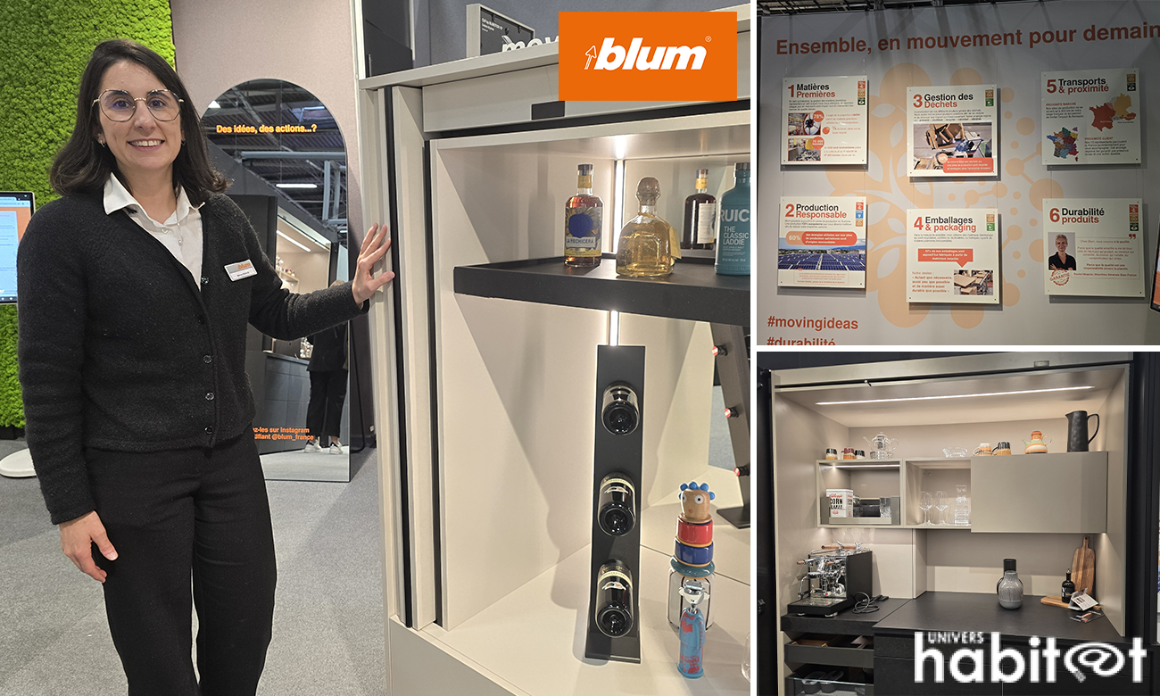 Blum : de nouvelles solutions de portes coulissantes et un ancrage européen [ESPRITMEUBLE]