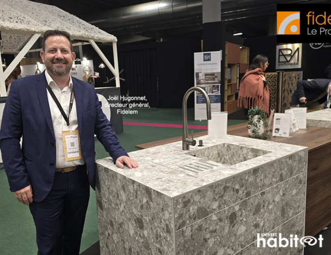 Joël Hugonnet, directeur général de Fidelem : « La curiosité et l’intérêt des visiteurs pour nos solutions ont été particulièrement encourageants » [ESPRITMEUBLE]