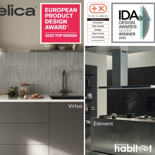 Elica valorise son savoir-faire avec deux gammes primées à l&rsquo;international