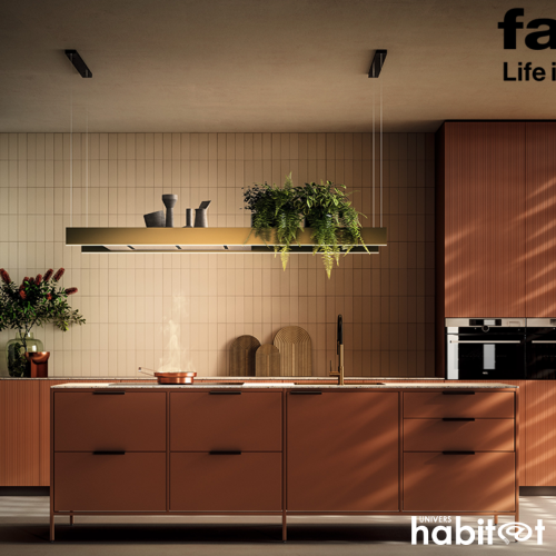 Falmec présente sa hotte minimaliste premium Light Bronze