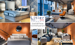 Litier Français et Convertible Contemporain ouvrent leur premier magasin à Paris