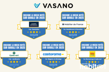 Vasano dévoile les enseignes de l&rsquo;habitat les mieux notées sur Google en 2025