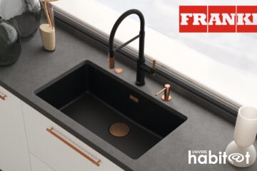 Franke signe une nouvelle collection de mitigeurs baptisée « Maris Stripes »