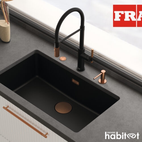 Franke signe une nouvelle collection de mitigeurs baptisée « Maris Stripes »