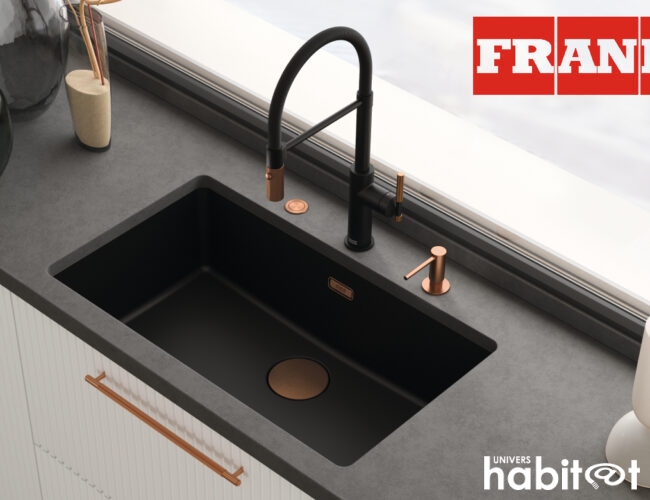 Franke signe une nouvelle collection de mitigeurs baptisée « Maris Stripes »