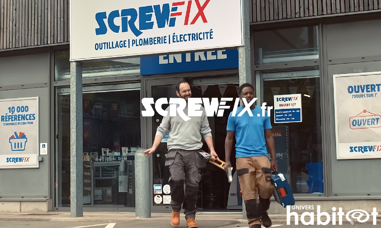 Pour sa première campagne française, Screwfix mise sur l&rsquo;humour autour de son nom