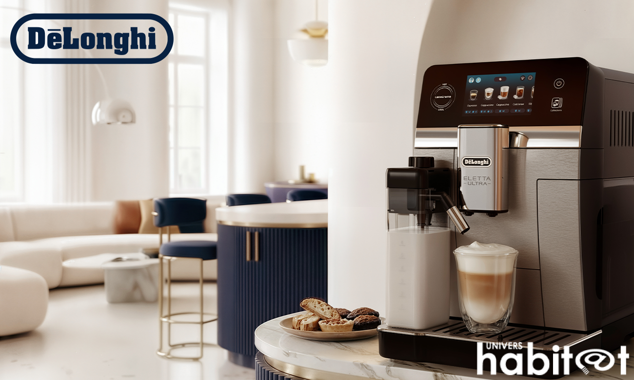 De’Longhi lance Eletta Ultra, une machine à café proposant 50 boissons