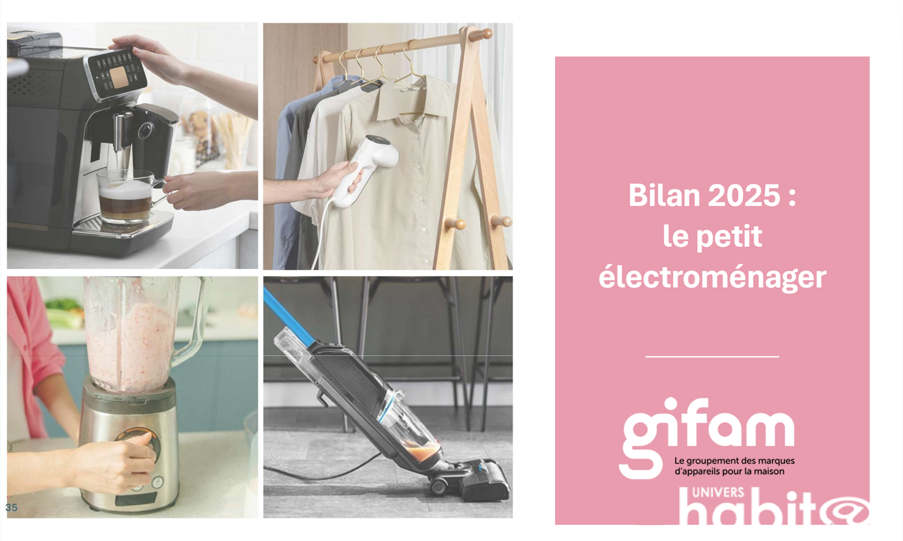 Bilan Gifam/Gfk : le petit électroménager se porte bien grâce à des innovations fortes
